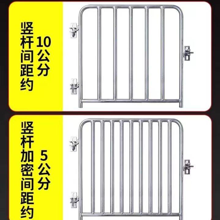 加厚猪圈门镀锌钢管门母猪育肥猪舍门产床限位栏钢管猪圈门自动扣