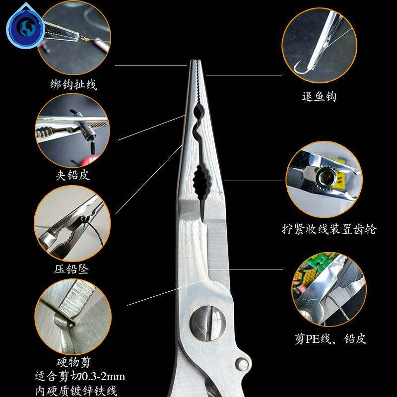 日本进口钓鱼专用取钩器剪刀脱勾解鱼器脱勾钳深喉摘钩钳路亚取鱼