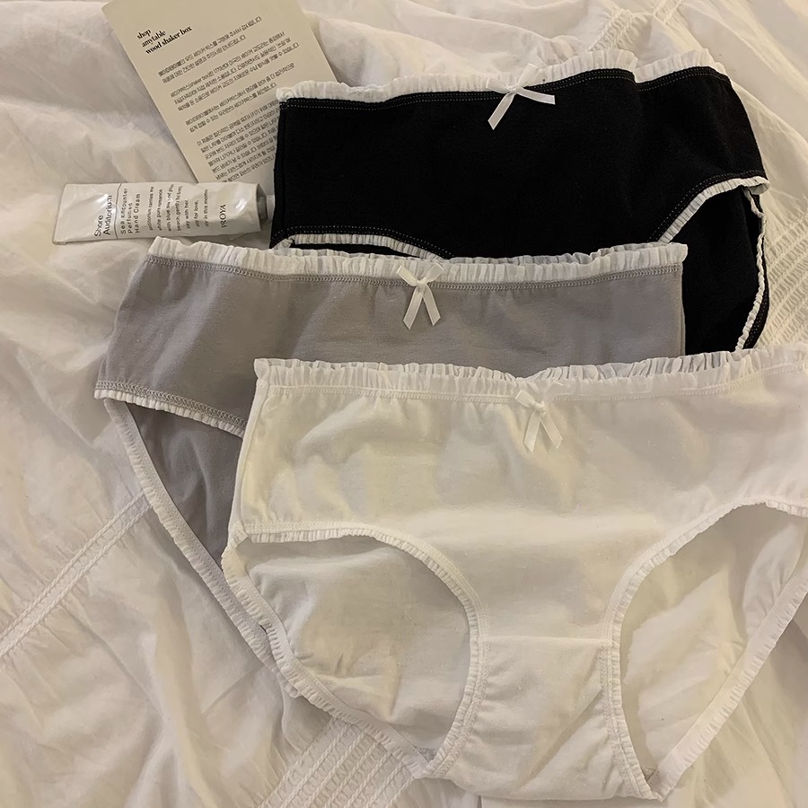 内裤女少女三角裤纯棉抗菌