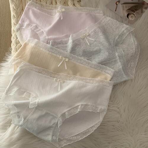 内裤女少女三角裤抗菌纯棉