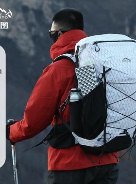 inoxto鹰图旷野户外徒步登山包男女大容量露营越野背包45L双肩包