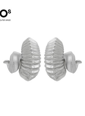 新款羊角耳环银耳坠小众时尚轻奢气质高级感简约耳饰原创ins男女