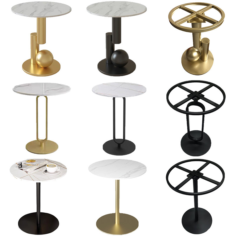 轻奢简约北欧茶几边几大理石岩板圆形小茶几金属桌腿支架定制包邮,商业/办公家具,台脚台架/家具支架,淘宝优惠券,粉丝福利购,淘宝优惠卷