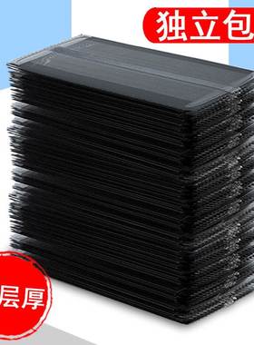 黑色口罩独立包装女高颜值学生一次性使用四层加厚防尘男帅气口罩