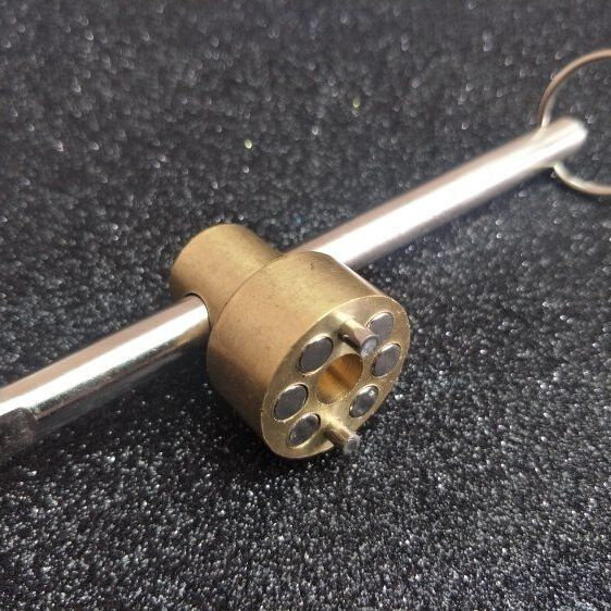 小圆柱水表阀门钥匙暖气磁性锁a闭闸阀钥匙自来水表前阀门扳手钥