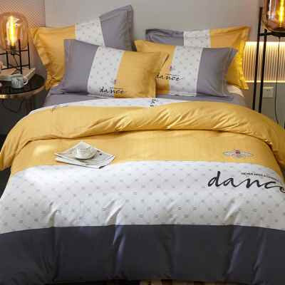 维科纯棉四件套全棉轻奢C北欧风双人床单被套网红款18米床上用品