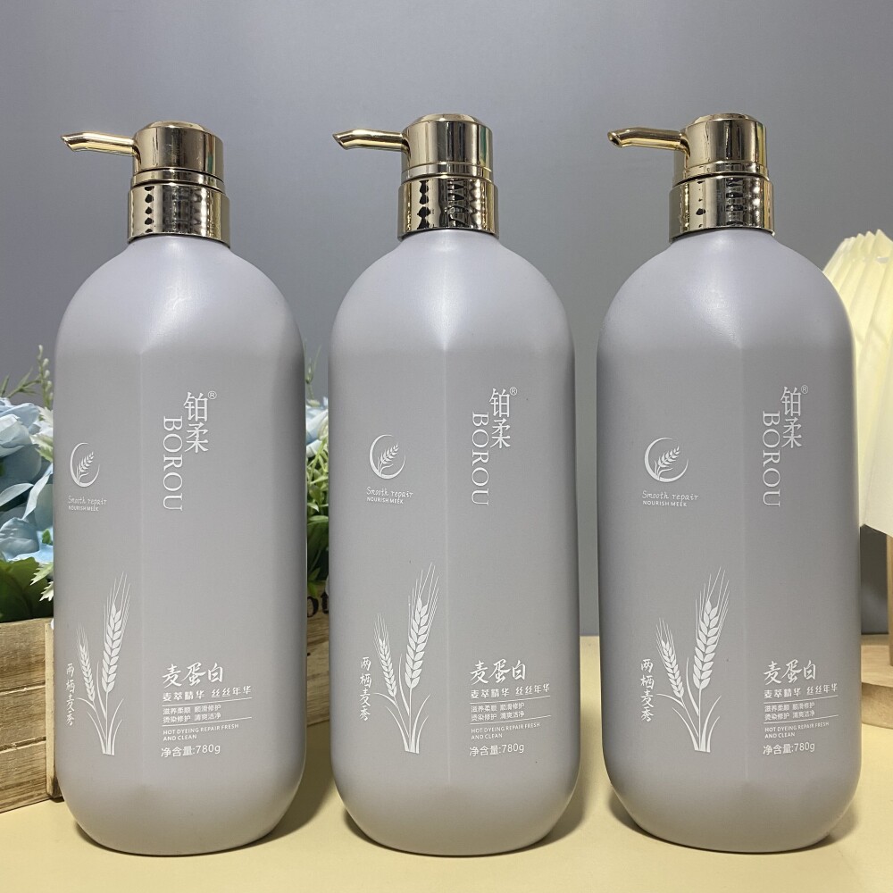 铂柔麦蛋白水润丝滑控油去屑持久