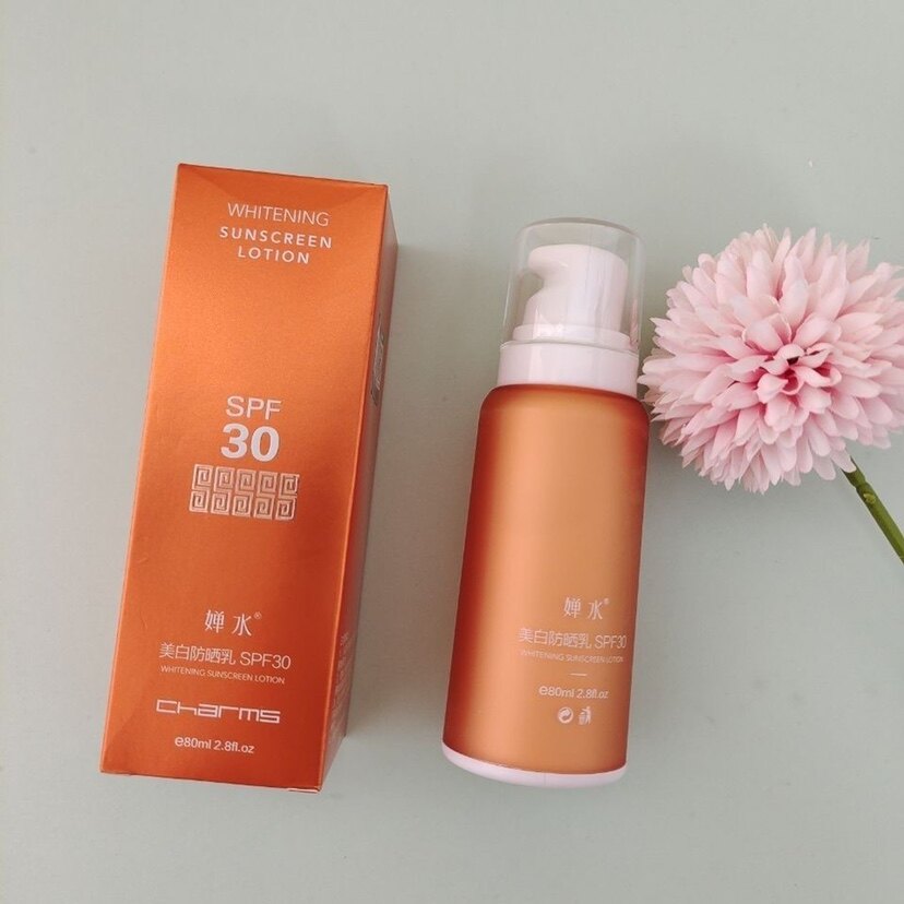 婵水防晒乳SPF30隔离紫外线补水