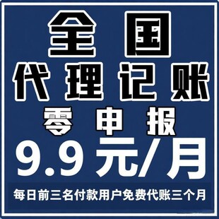 全国代理记账网上报税小规模 一般纳税人零申报纳税申报税务申报