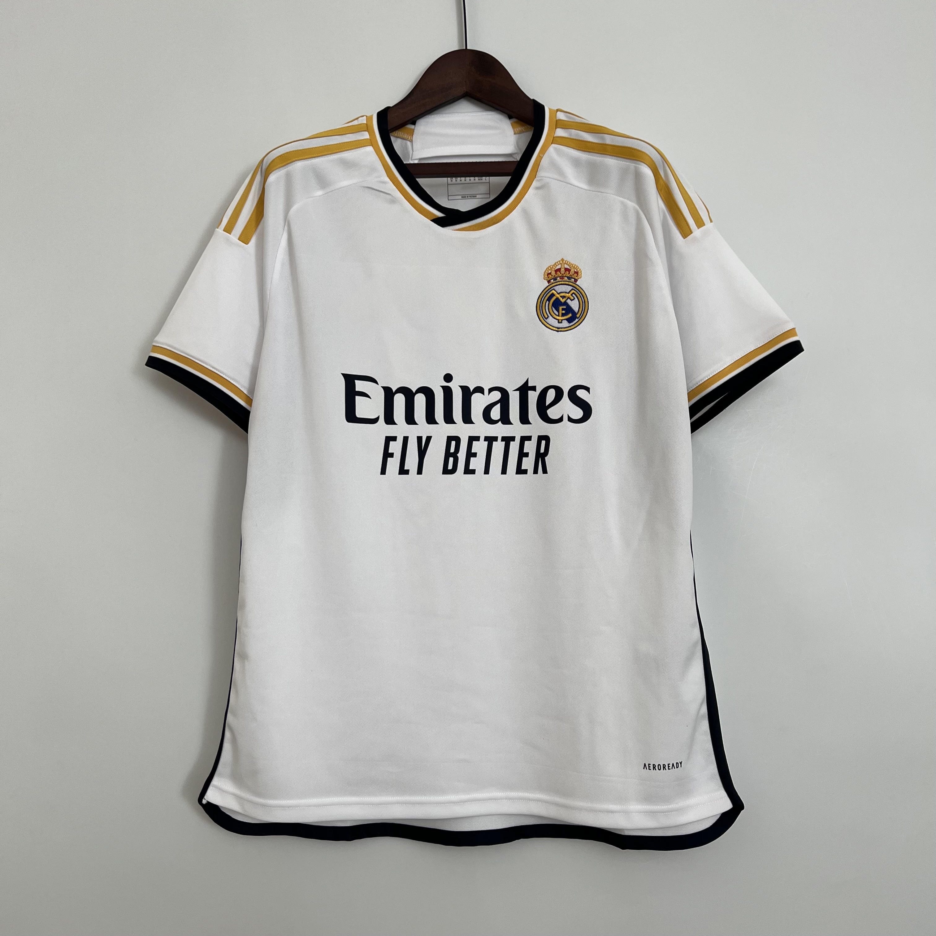 23/24 Real Madrid Home Soccer Jersey Football Shirts Thai 运动服/休闲服装 棒球服 原图主图