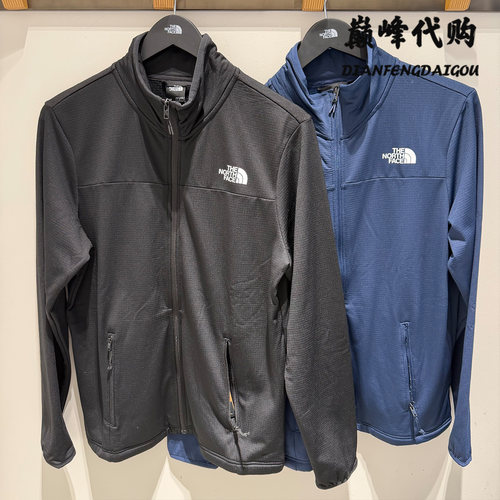 TheNorthFace北面26秋冬户外运动棋盘格抓绒软壳外套男款8FJ2