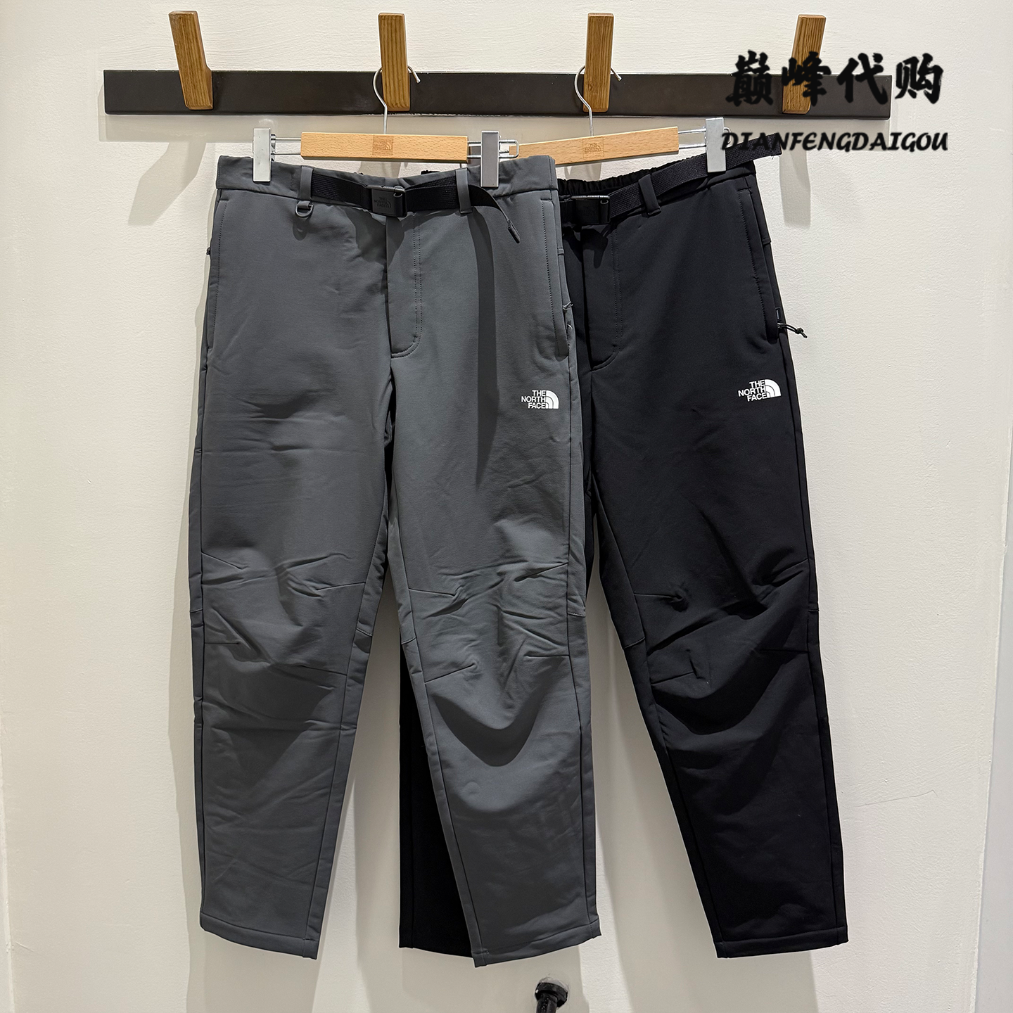 TheNorthFace北面25秋冬户外运动防泼水徒步登山加绒长裤男款8DXC