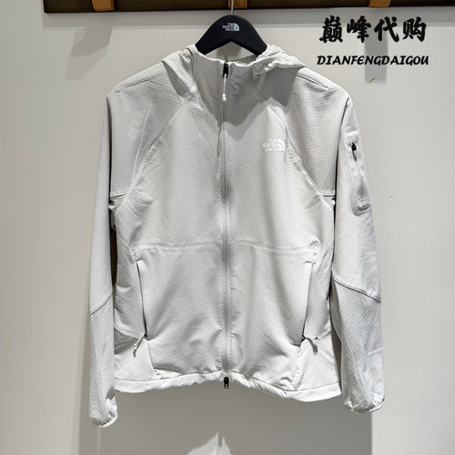 TheNorthFace北面26秋冬户外运动棋盘格连帽软壳衣外套女款8HEP