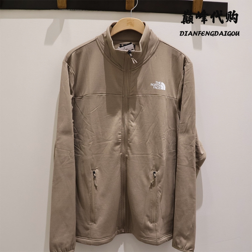 TheNorthFace北面25秋冬户外运动棋盘格抓绒软壳外套男款8FJ2