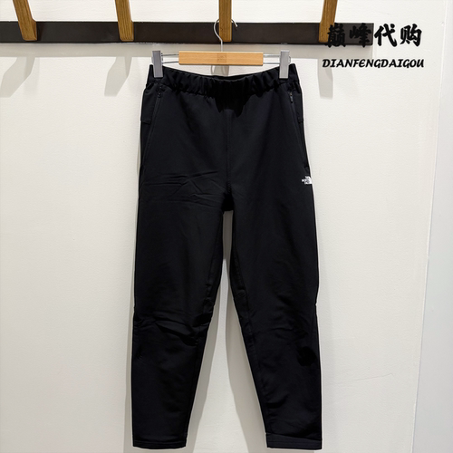 TheNorthFace北面2025秋冬户外运动防风防泼水加绒软壳长裤女8ECZ