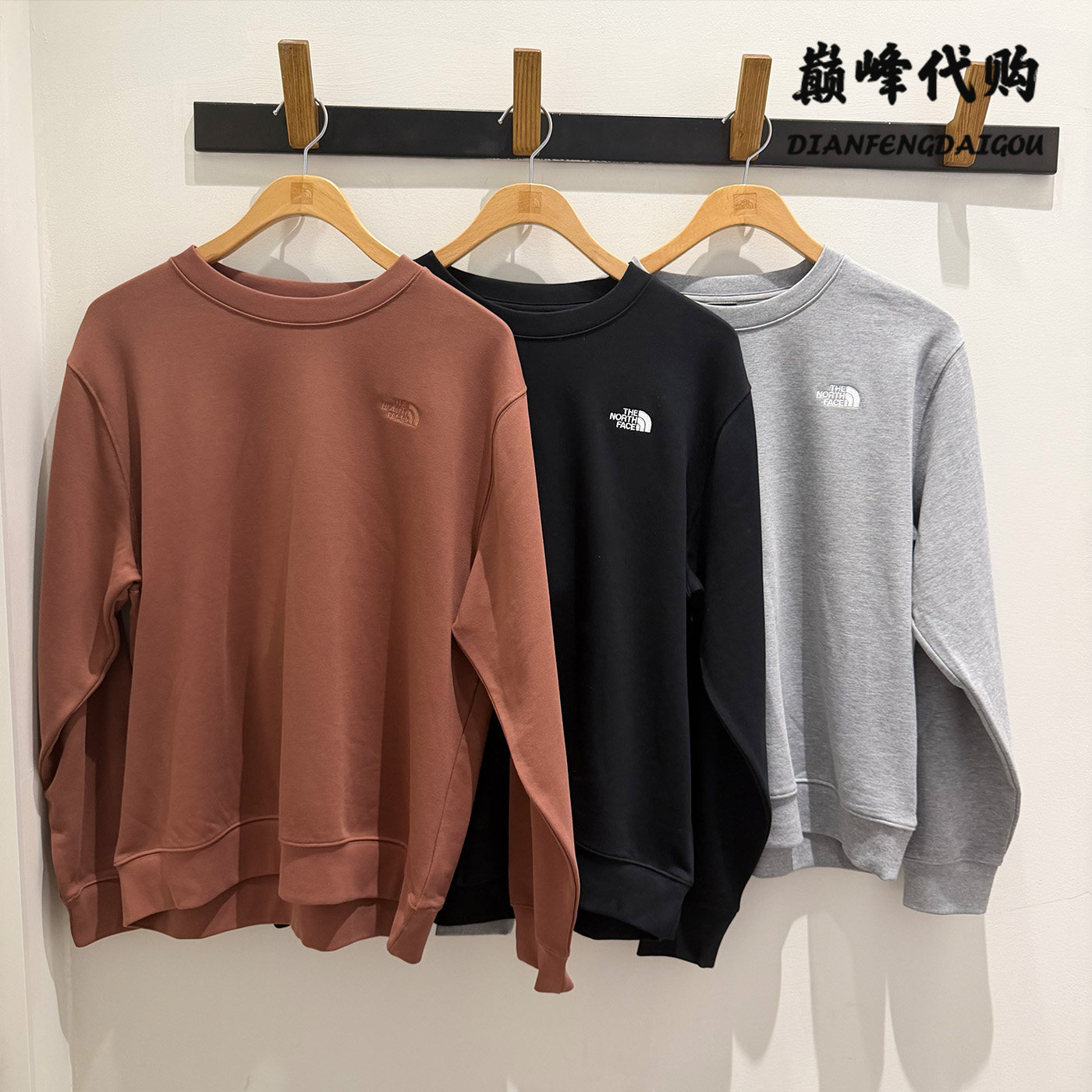 TheNorthFace北面26秋冬户外运动休闲圆领针织长袖卫衣男款8JKV