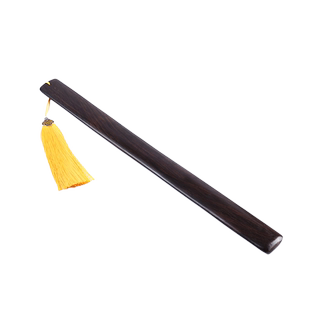 乌木国学戒尺桌面摆件家用教育小学生弟子规木板教师老式教棍教鞭