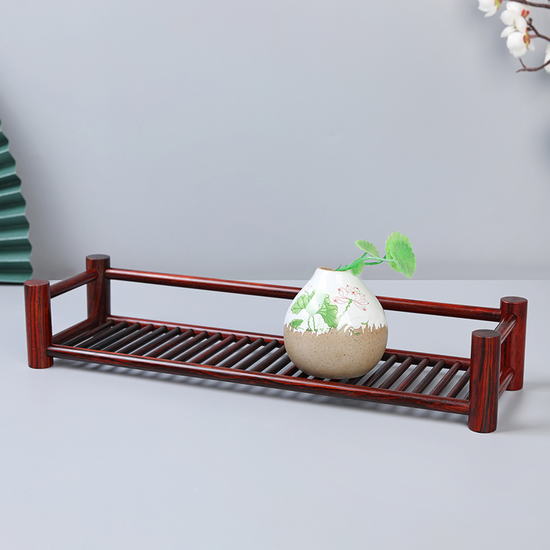 承善堂红酸枝复古桌面收纳架