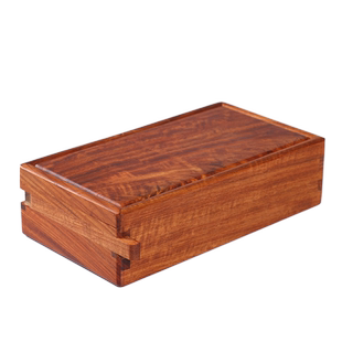 大果紫檀机关盒长方形桌面收纳盒红木收纳盒实木小木盒中式复古匣