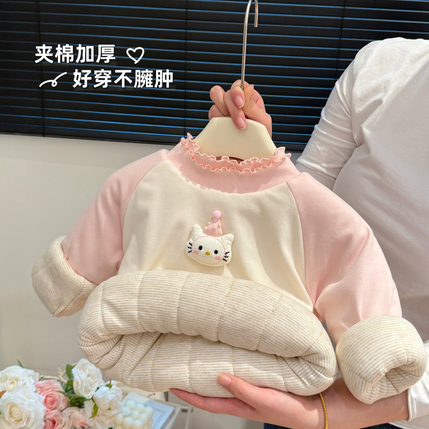 女童秋冬款三层夹棉加厚保暖棉衣女宝宝洋气潮款上衣儿童衣服童装,童装/婴儿装/亲子装,棉袄/棉服,淘宝优惠券,粉丝福利购,淘宝优惠卷