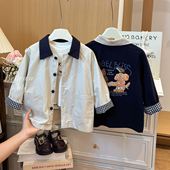 儿童外套春秋款 洋气童装 百搭男童女童风衣宝宝韩版 时尚 休闲款 新款