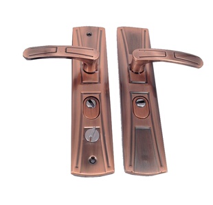 工程锁具防盗门锁大门锁双门子母门锁对开 门把手锁芯锁体通用型