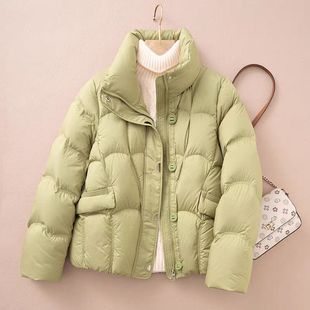 羽绒棉服2024冬季 新款 洋气显瘦加厚保暖小个子休闲棉衣 短款 时尚