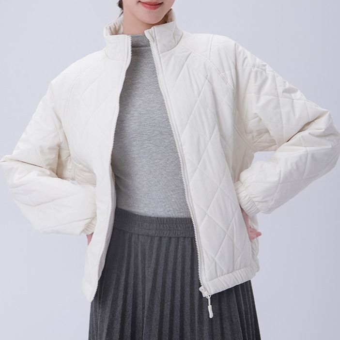 2025新款菱格羊毛棒球服