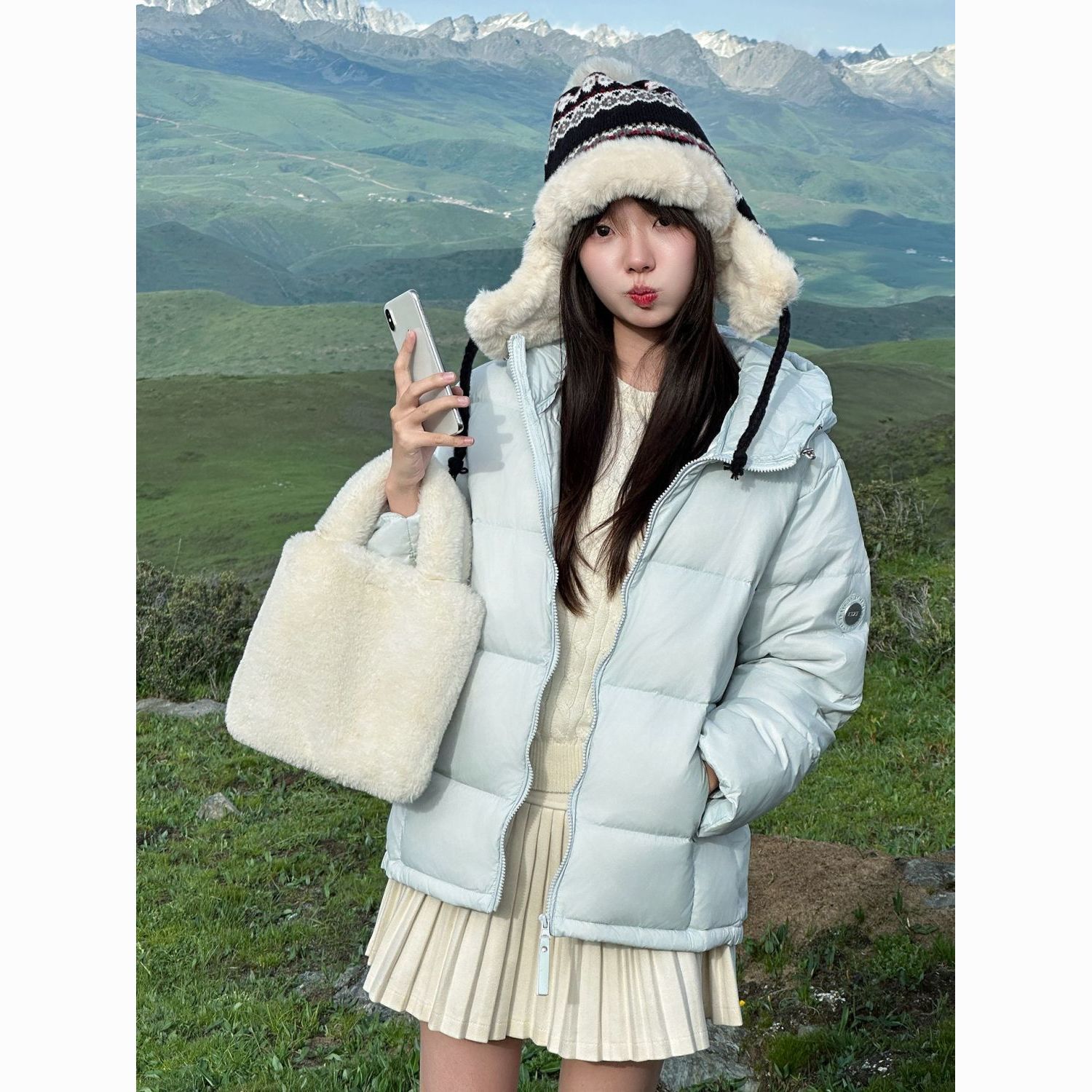 短款羽绒棉服2025冬新款