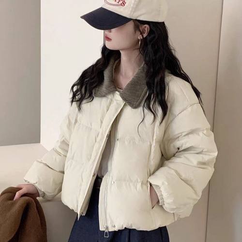 羽绒棉服短款韩系棉衣202
