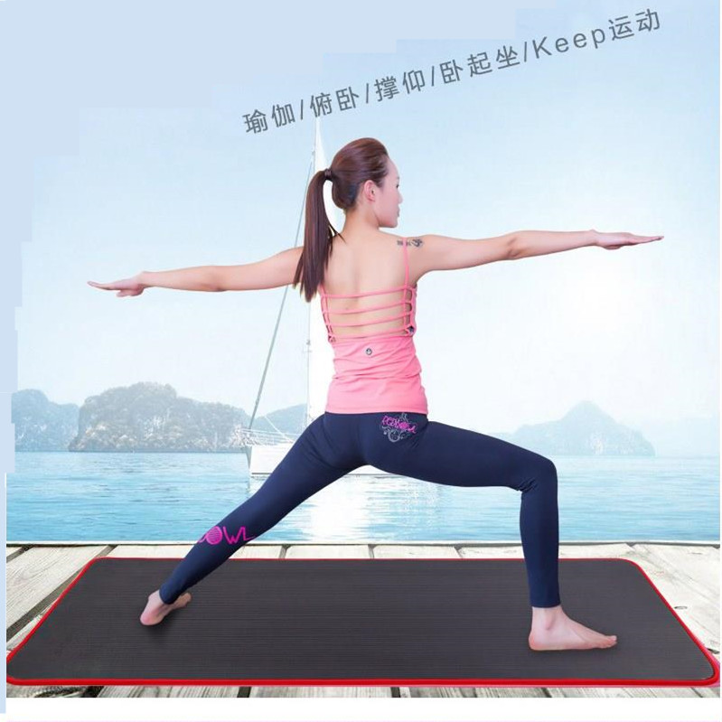 包边瑜伽垫初学者加长加宽男女士健身垫加厚运动防滑无味瑜珈毯子