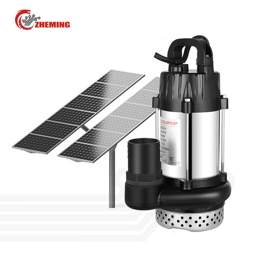 太阳能泵2寸24v200w高扬程大流量直流无刷潜水泵DC SOLAR PUM
