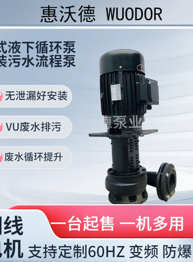 MINAMOTO源立不锈钢液下循环泵YLXF450-65废水排污流程循环泵