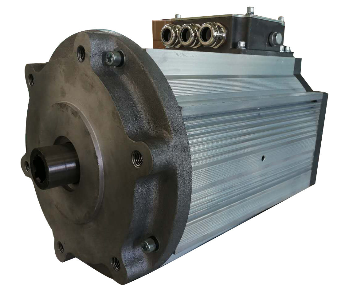 交流异步电机 15kw96v 汽车改装配件 电动车中置电机 淄博休普