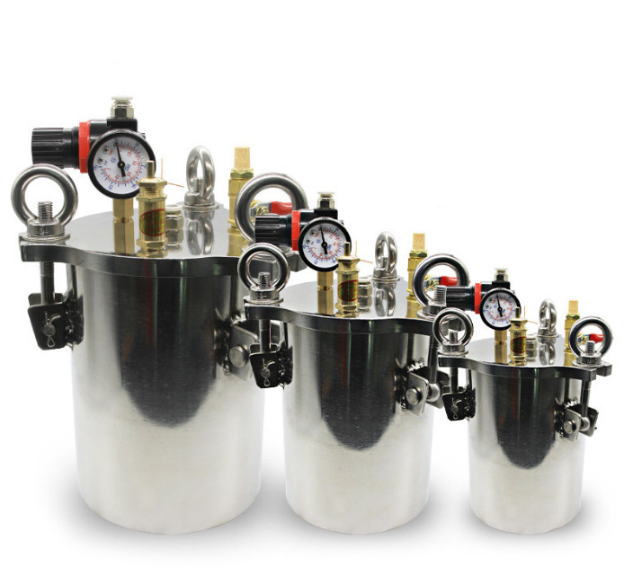 厂家供应 1升气动搅拌涂料压力桶 自动搅拌/手动拌压力桶 可