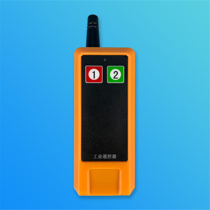 新品小工业两键遥控器贴膜二键无线发射器手柄EV1527芯片灯具开关