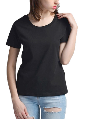 短袖打底男女白色圆领T恤宽松夏季内搭