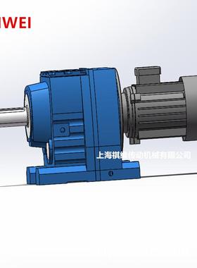 R137减速机特点结合国际技术要求制造RF137齿轮减速机
