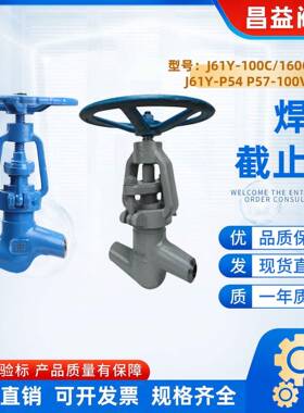 焊接式截止阀J61Y-100C160C320C电站铬钼钢J61Y-P5457320v