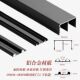 极窄衣柜推拉门轨道承重60公斤移门滑轨双轨滑轮全套上下导轨定制