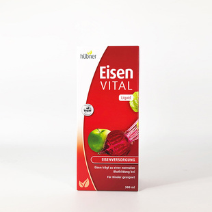 德国Huebner郝柏娜补铁口服液果蔬营养液 500ml