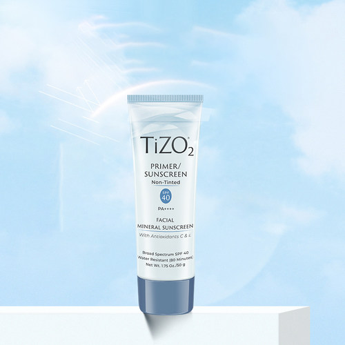 TiZO2物理防晒霜清爽素颜隔离SPF40控油妆前乳温和50g