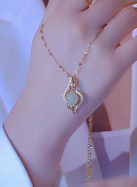 气质百搭项链小荷包不掉色女