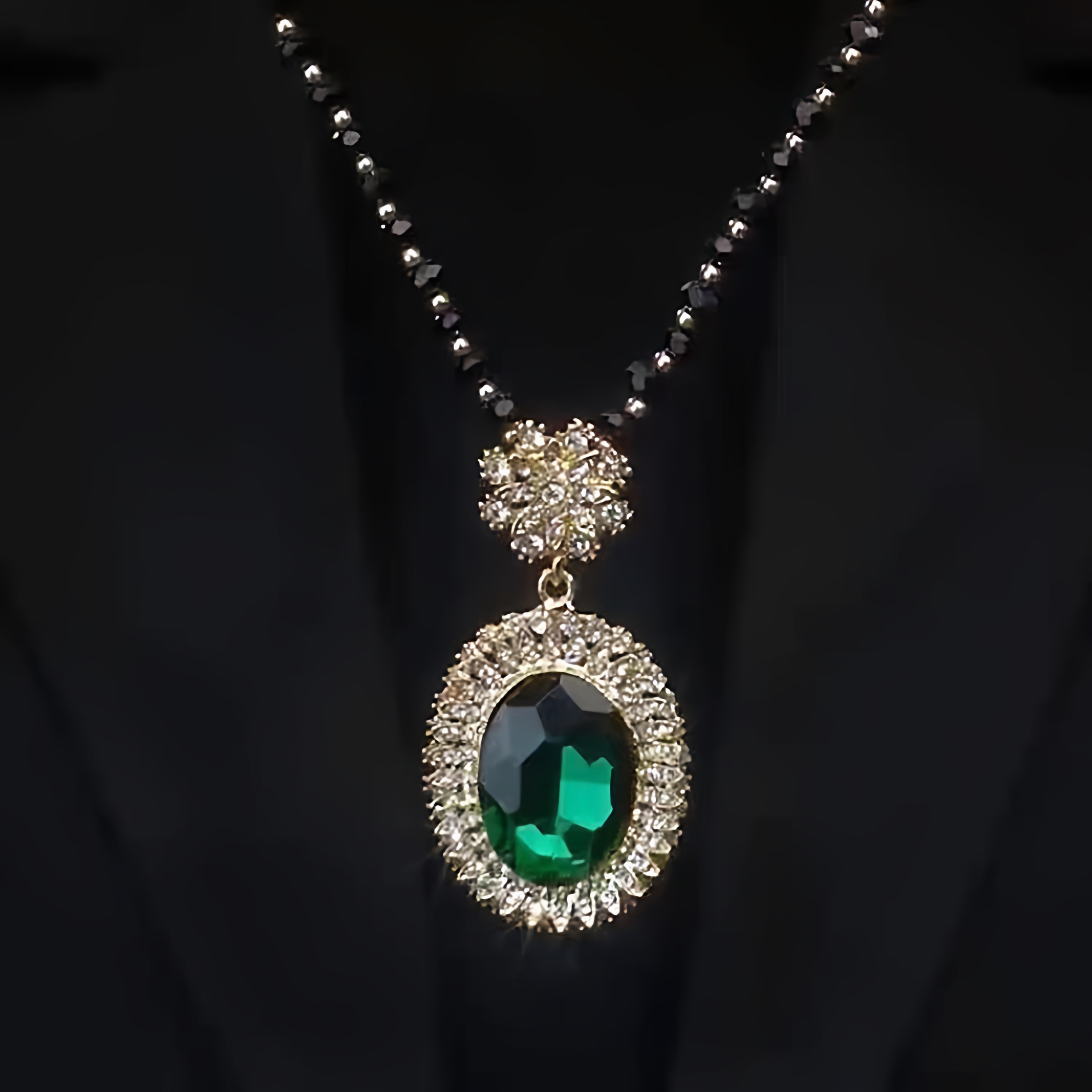 绿野仙踪雪花吊坠长款毛衣链女2026秋冬新款轻奢小众百搭水滴项链