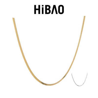 HIBAO喜小宝简约蛇骨项链不掉色
