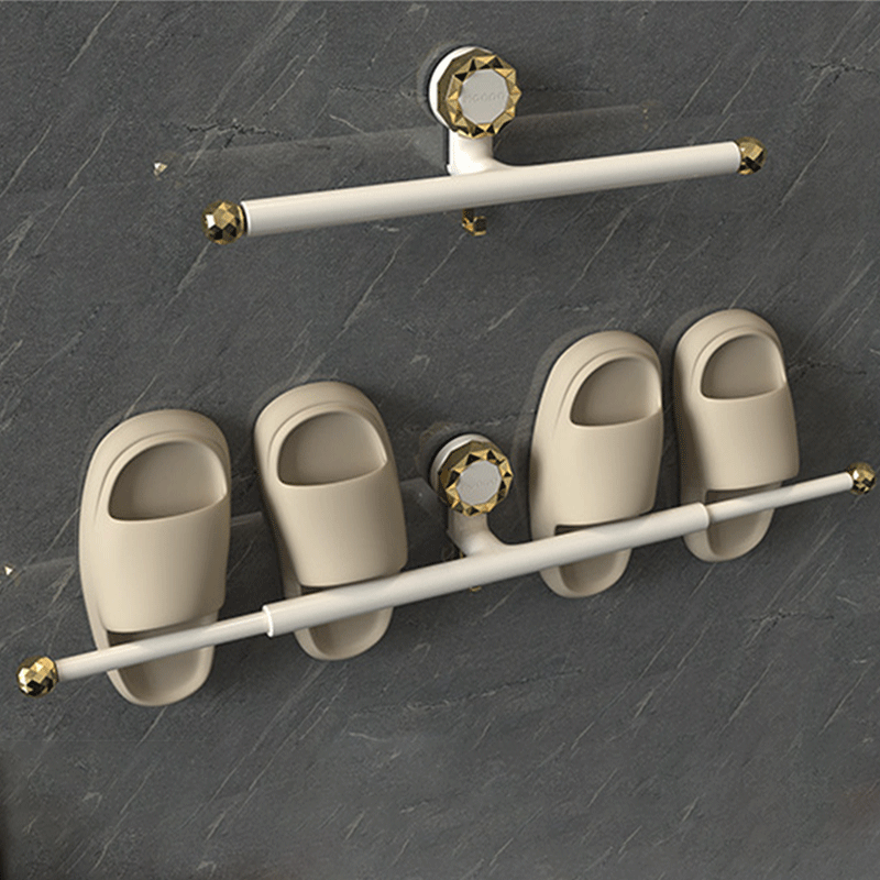 吸盘伸缩拖鞋架家用收纳用具鞋架