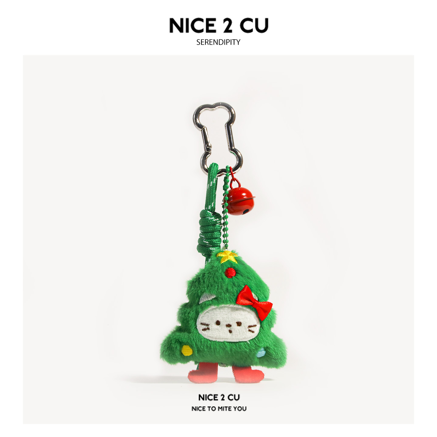 原创圣诞袜子毛绒公仔挂件少女百搭包包钥匙扣装饰挂坠可爱小饰品