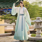 魏晋风超仙男女日常国风舞台仙侠古装 原创汉服 陌上玉 春夏秋