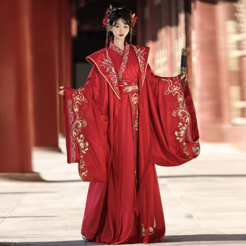 倾依汉服重工刺绣男女同款超仙春