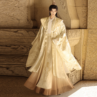 倾依·辰星原创汉服提花绣花广袖